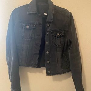 MAURICES Black denim crop